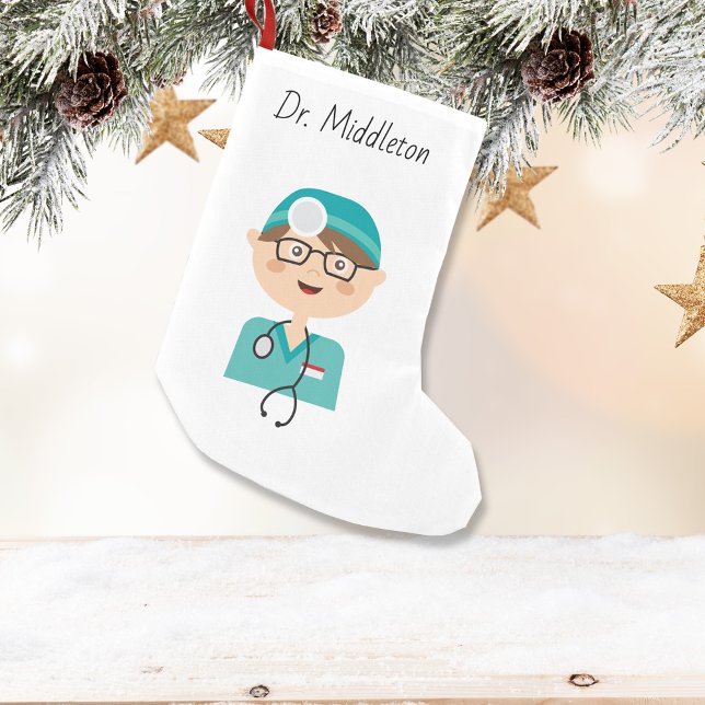 Doctor - Physician - Medical Assistant Small Christmas Stocking (Creator Uploaded)