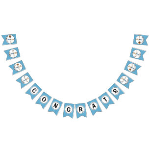 Doctor Physician Medical Graduation Male Cartoon Bunting Flags