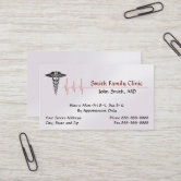 Physician's / Medical Doctor's Business Card | Zazzle