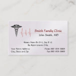 Doctor Physician Medical Symbol Business Card at Zazzle