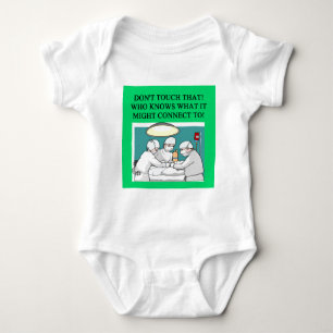 doctor physician surgeon joke baby bodysuit