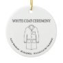 Doctor Physician White Coat Ceremony Monogrammed Ceramic Ornament