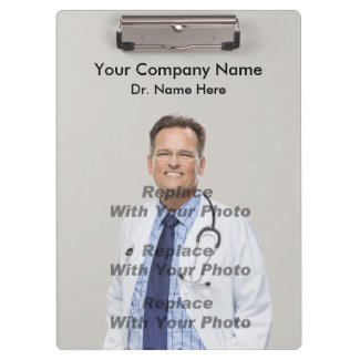 Doctor Portrait Template Custom Clipboards