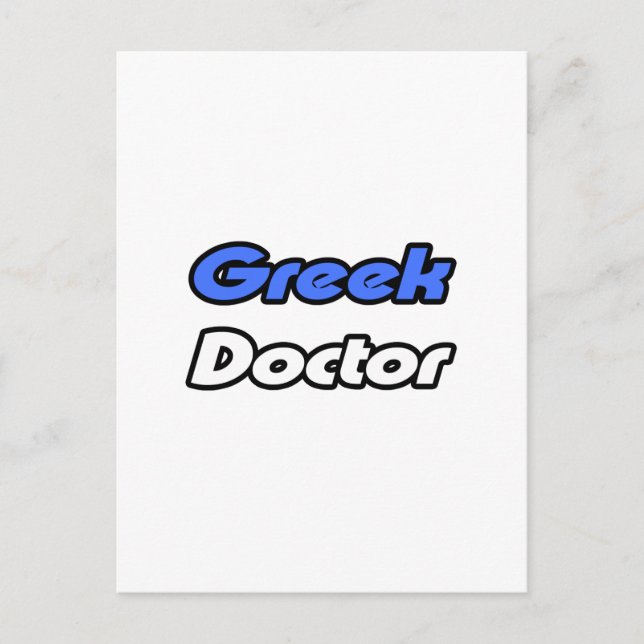 Doctor Postcard (Front)