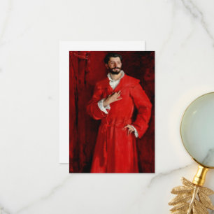 Doctor Pozzi at Home by John Singer Sargent Thank You Card