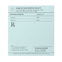 Doctor Prescription Editable Pastel Blue Medical