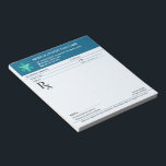 Doctor Prescription Medical RX Pad – Editable Navy<br><div class="desc">Upgrade your daily workflow with this Doctor Prescription Medical RX Pad, designed for physicians, nurses, and medical offices that value clarity, professionalism, and style. This editable prescription notepad features a clean navy blue design that looks modern and trustworthy, making it ideal for clinics, hospitals, and private practices. Easily customize names,...</div>