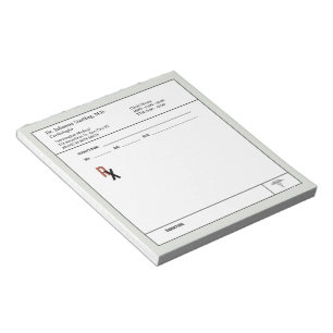 Doctor Prescription Notepad – Editable Doctor RX