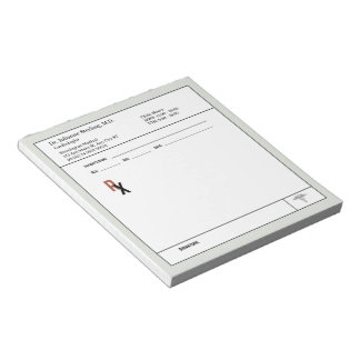 Doctor Prescription Notepad, Medical notepads