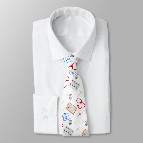 Doctor Profession Dad Tie