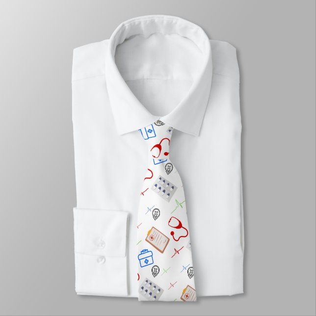 Doctor Profession Dad Tie (Tied)