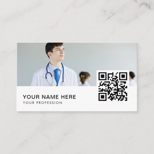 Doctor QR Code  Business Card