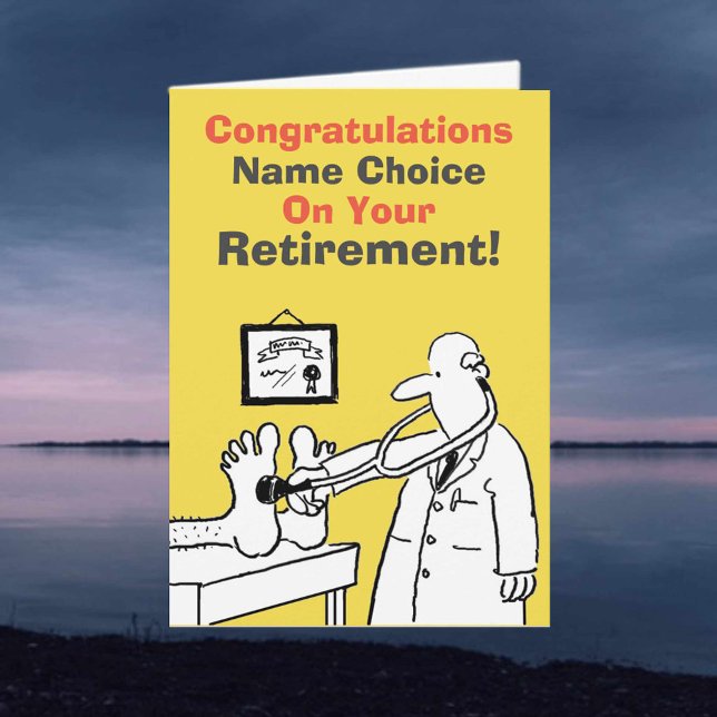 Doctor Retirement Card (Creator Uploaded)
