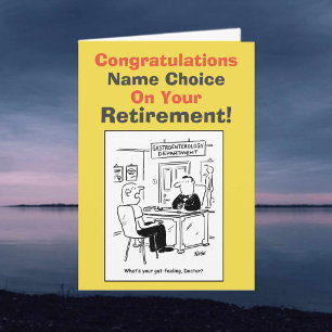 Doctor Retirement Card