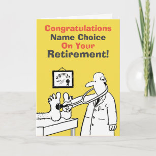 Doctor Retirement Cards | Zazzle