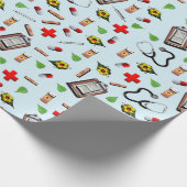 Doctor Retirement Gift Wrapping Paper (Corner)