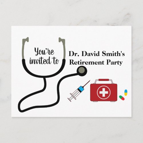 Doctor retirement invitation