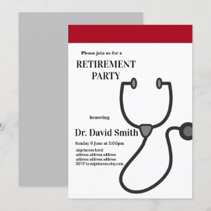 Doctor retirement invitation