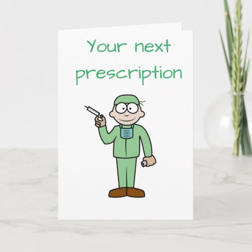 DOCTOR RETIRES WITH DAILY DOES OF RELAXATION RX CARD