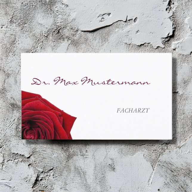 doctor Rose Business Card (Creator Uploaded)