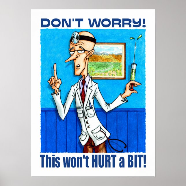 Doctor Says Don't Worry Poster (Front)