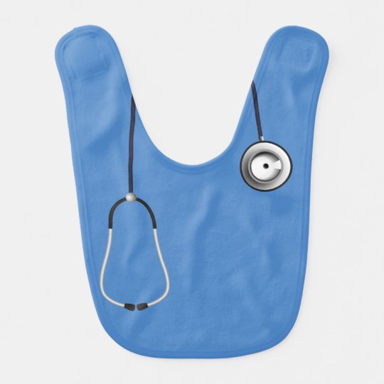 Doctor Scrubs Costume Baby Bib