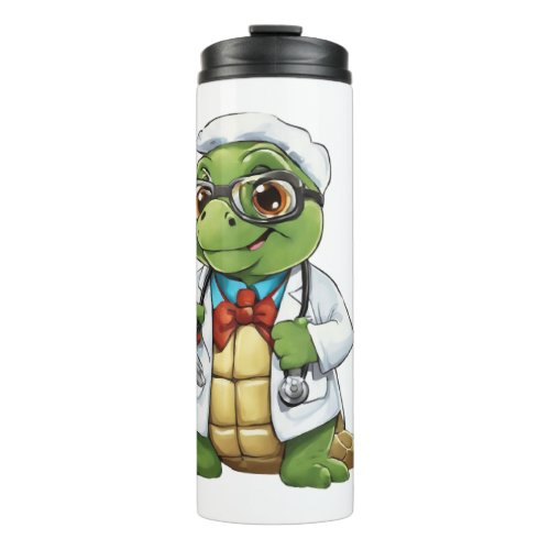 Doctor Sea Turtle Cute Nurse Tortoise Hospital RN Thermal Tumbler