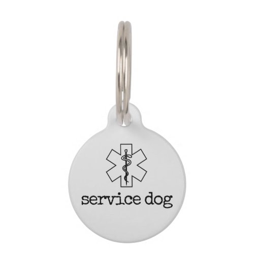 Doctor Service Dog Pet ID Tag