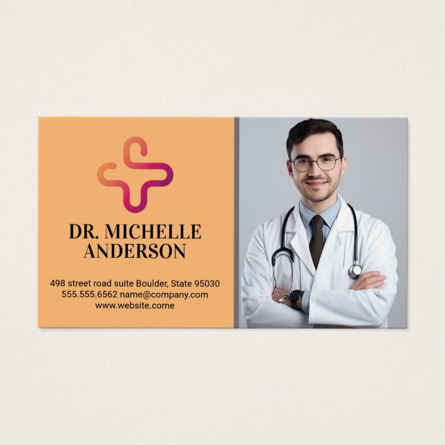 Doctor Smiling | Medical Logo (Front)