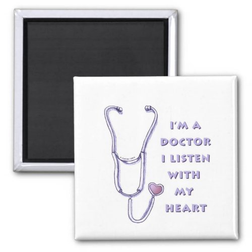 Doctor Stethoscope Heart   magnet