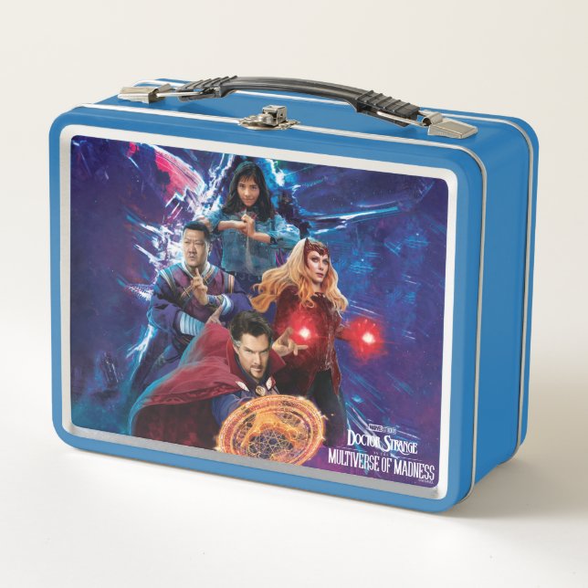 Doctor Strange & Allies Multiverse Graphic Metal Lunch Box (Front)