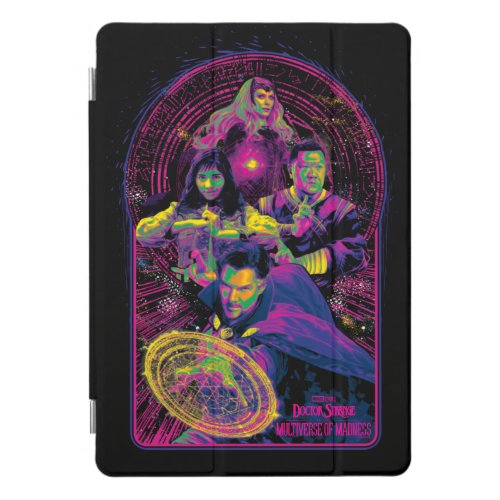 Doctor Strange  Allies Posterized Neon Graphic iPad Pro Cover