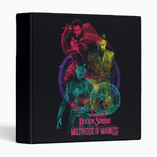 Doctor Strange Alternates Overlapping Graphic 3 Ring Binder