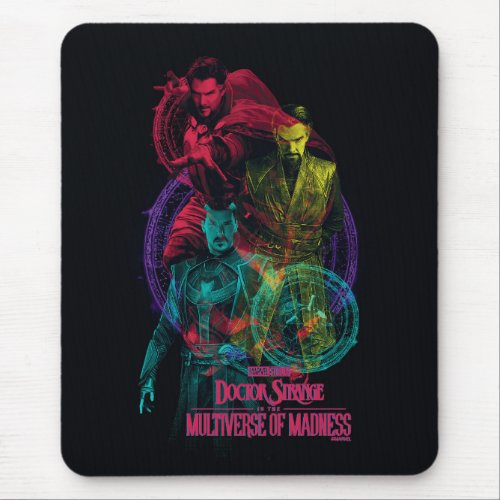 Doctor Strange Alternates Overlapping Graphic Mouse Pad