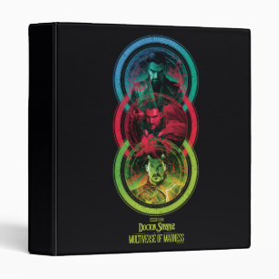 Doctor Strange Alternates Vertical Graphic 3 Ring Binder