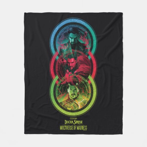 Doctor Strange Alternates Vertical Graphic Fleece Blanket