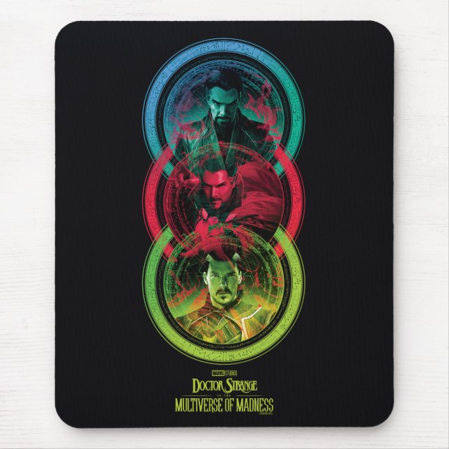 Doctor Strange Alternates Vertical Graphic Mouse Pad (Front)