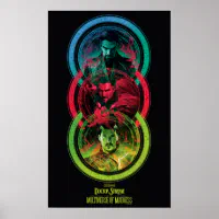  Marvel Doctor Strange Sorcerer Supreme Red Logo Poster T-Shirt  : Clothing, Shoes & Jewelry