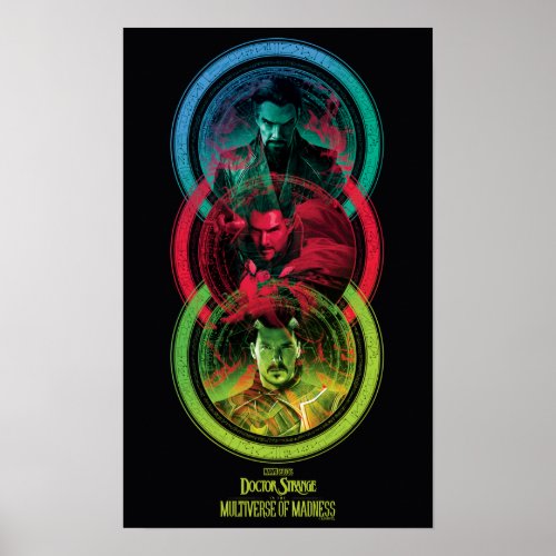 Doctor Strange Alternates Vertical Graphic Poster