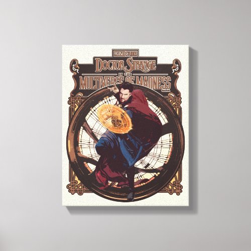 Doctor Strange Art Nouveau Illustration Canvas Print