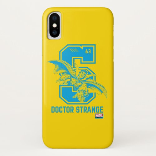 Doctor Strange Collegiate Badge iPhone X Case