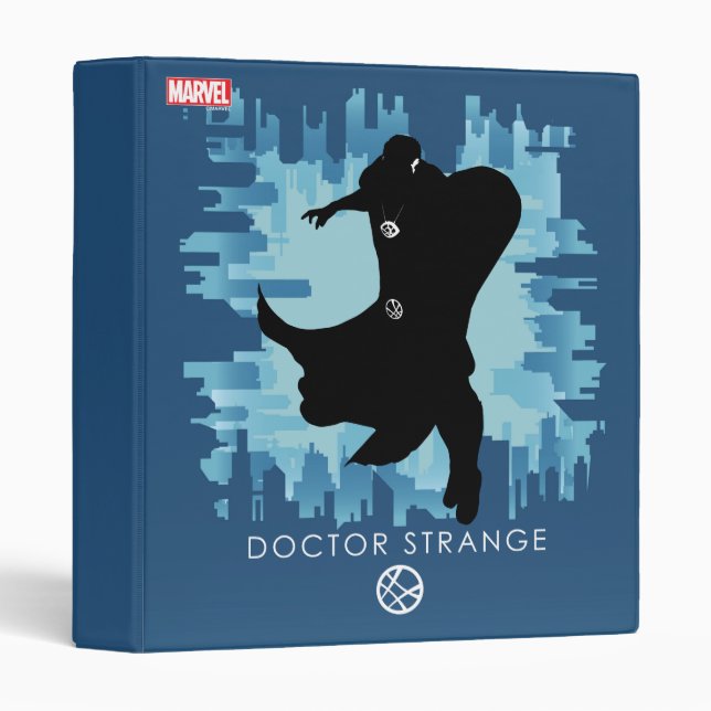 Doctor Strange Heroic Silhouette 3 Ring Binder (Front/Spine)