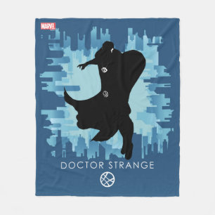 Doctor Strange Heroic Silhouette Fleece Blanket