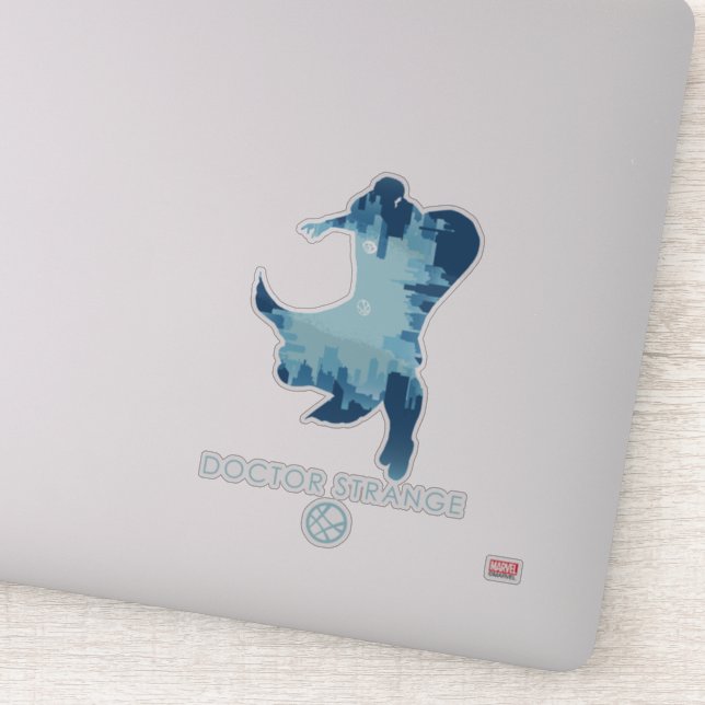 Doctor Strange Heroic Silhouette Sticker (Detail)