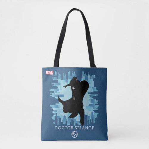 Doctor Strange Heroic Silhouette Tote Bag