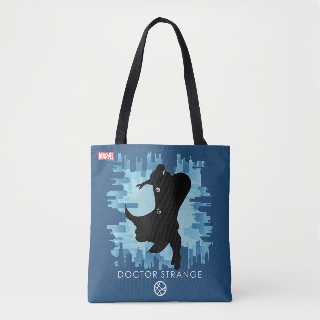 Doctor Strange Heroic Silhouette Tote Bag (Front)
