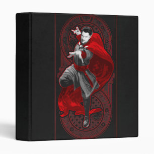 Doctor Strange Mystic Art Nouveau Graphic 3 Ring Binder