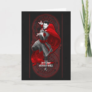 Doctor Strange Mystic Art Nouveau Graphic Card