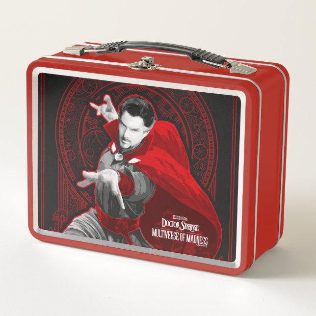 Doctor Strange Mystic Art Nouveau Graphic Metal Lunch Box (Front)