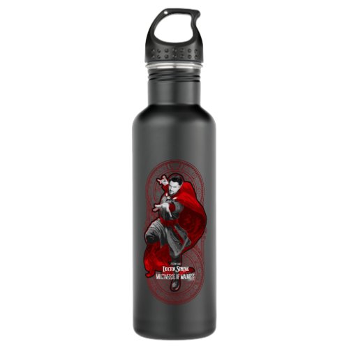 Doctor Strange Mystic Art Nouveau Graphic Stainless Steel Water Bottle